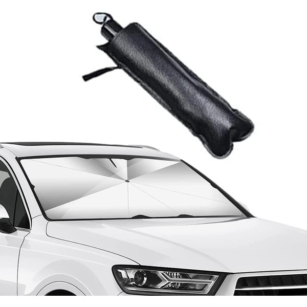 Sonnenschutz für die Frontscheibe des Autos, zusammenklappbar, einfache Installation, die