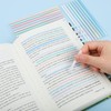 NEWEST 960 Pieces Transparent Highlighter Strips for Reading, Gradient Removable