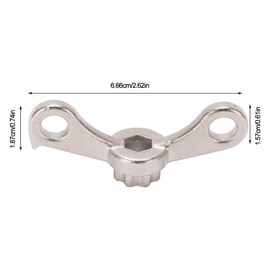 Agatige Bicycle Crank Removal Tool, 2-in-1 Crankset Crank Arm Dust Cap Installation Tool for Removing Wrenches