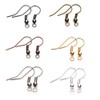 Linsoir Beads Iron Wire Earring Hooks with Large Loop Packed