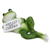 Ebros Gift 'Hello Sweet Cheeks' Prince Charming Corny Green Frog