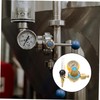 ULTECHNOVO Argon Gas Regulator Pressure Gauge Anti-fall Design for Real