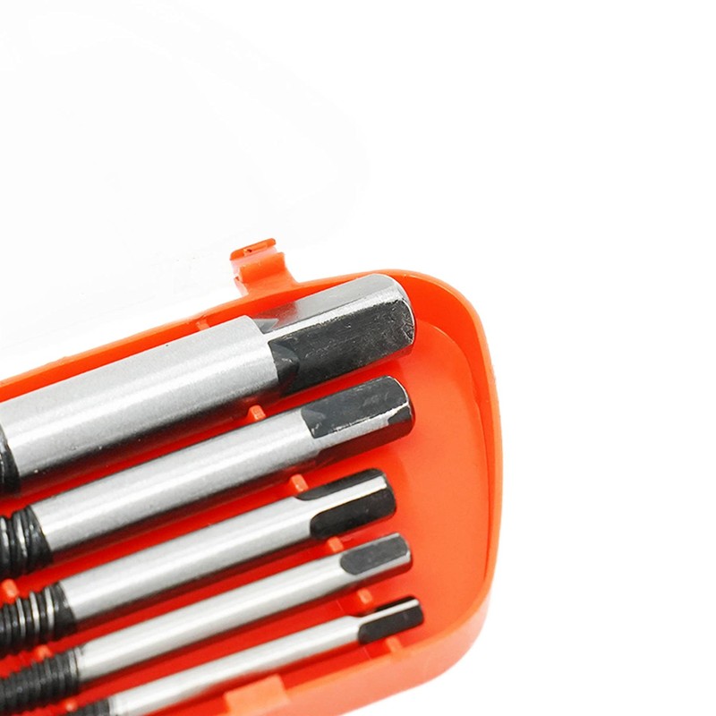 Dapetz ® 5PC Easy Out Bolt Extractor,Damaged Screw Bolt Extractor