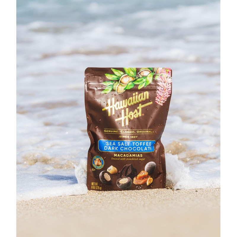 Hawaiian Host Paradise Collection - Sea Salt Toffee Dark Chocolate