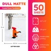 Dull 80lb Cover Digital Low Gloss Cardstock, Double Sided C2S,