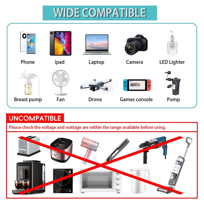 300W Car Power Inverter, DC 12V to 110V AC Car