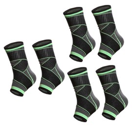 FOMIYES 3sets Adjustable Ankle Support Brace Ankle Straps Compression for Sports Injuries Prevention 2pcs*3