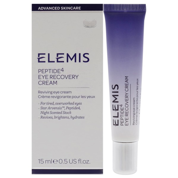 ELEMIS Peptide Recovery Eye Cream, Anti Wrinkle Eye Cream to Brighten, Revive and Refresh, Anti Ageing Cream to Reduce Fine Lines and Dark Circles, Rejuvenating Eye Care, 15ml