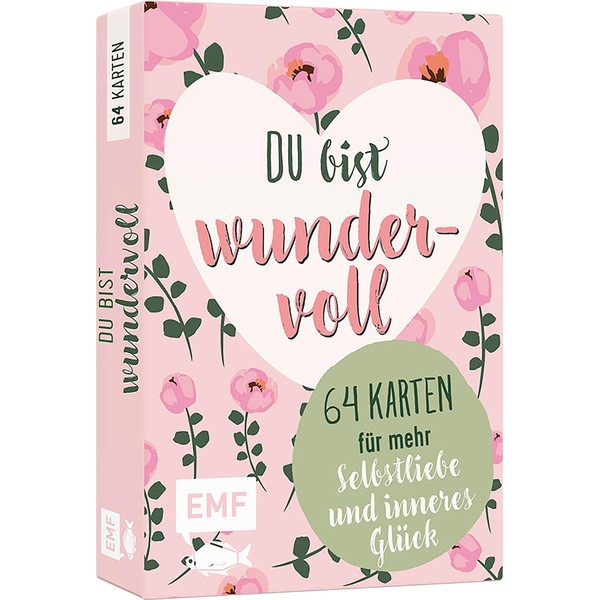 Kartenbox Selbstliebe: Du bist wundervoll – 64 Karten für mehr