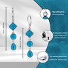 ALEXCRAFT 925 Sterling Silver Dangle Earrings for Women Trendy Hypoallergenic