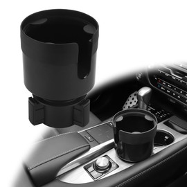 BJSIA Cup Holder Expander for Car-Expander Organizer with Adjustable Base, Versatile Car Accessories, Compatible with Yeti, Nalgene, Large Bottles & Big Drinks, 32-40oz