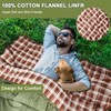 AGEMORE Cotton Flannel Double Sleeping Bag for Camping, Backpacking Or
