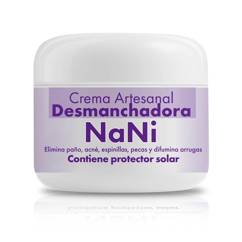 NaNi Crema Artesanal Desmanchadora, Crema Facial con Miel y Aloe