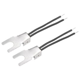 sourcing map 10K 3950B 1% NTC (Negative Temperature Coefficient) Thermistors Resistors Temperature Sensor Stainless Steel Pack of 2