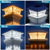 SIEDiNLAR Solar Post Lights Outdoor 6 Pack 4 Modes 40