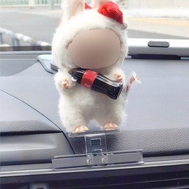 Dincken Sliding Base for 17cm/6.69in Dolls (No Doll), Accessories for 6.69in Dolls, Slideway for Small Dolls and Dashboard Ornaments (for Screen Rear, 1PC)