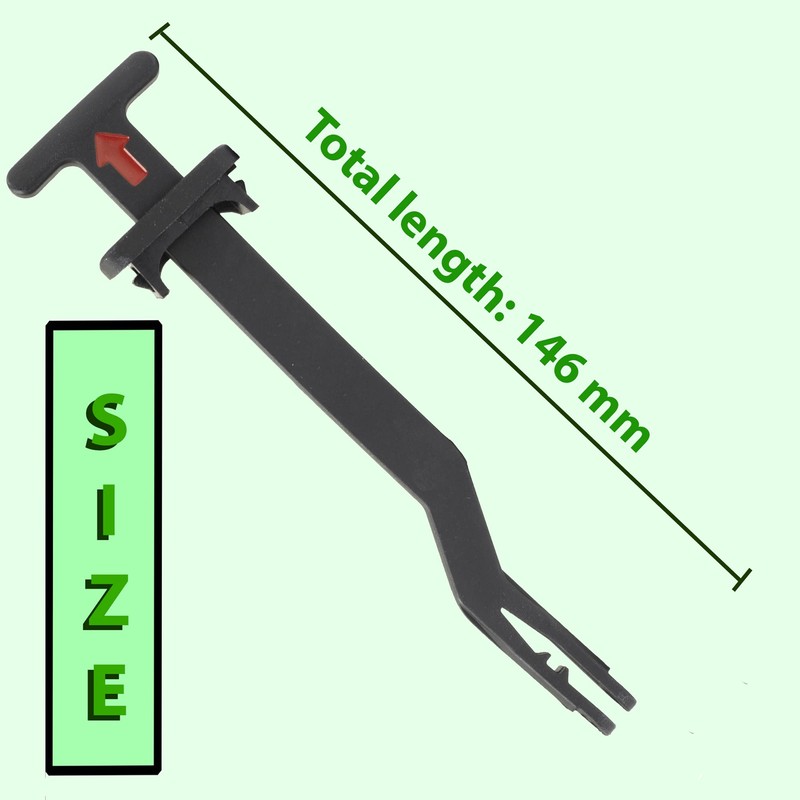 AERZETIX - C65442 - Bonnet release handle - length 146