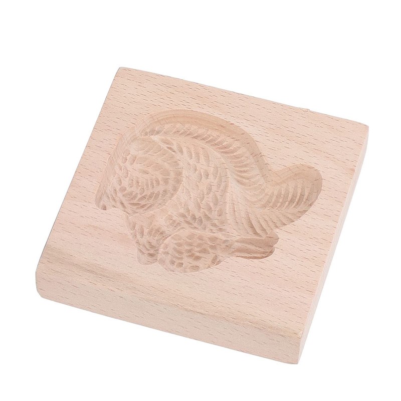 Cookie Mould, Reusable, Easy to Clean, Smooth Surface, Beech Wood,