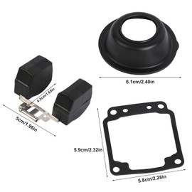 4 Pack Carburetor Carb Rebuild Kit for Yamaha Maxim 650 XJ650 1980-1983 Carburetor Repair Kit for XJ700 1985-1986 XJ750 1982-1983 Seca 650 XJ650R 1982 XJ750R 1981-1983 Y004-4-UW XJ650