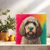 Cockapoo Greeting Card Cockapoo Dog 145mm x 145mm