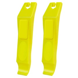 SMLBJUTE Tire Lever Bicycle Repair Tools Tyre Lever Tire Removal Tool for Tire Removal and Installation, Fits Most Bicycle Tires (2 Pack Yellow)