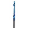 Single Flute Cutter Tungsten Steel Spiral End Mill Straight Shank