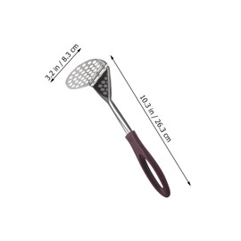 CIYODO 2Pcs Stainless Steel Potato Mashers Ergonomic Design for Effortless Mashing Kitchen Tool for Potatoes Yams Bananas and More and Space Saving Practical Kitchen Supplies