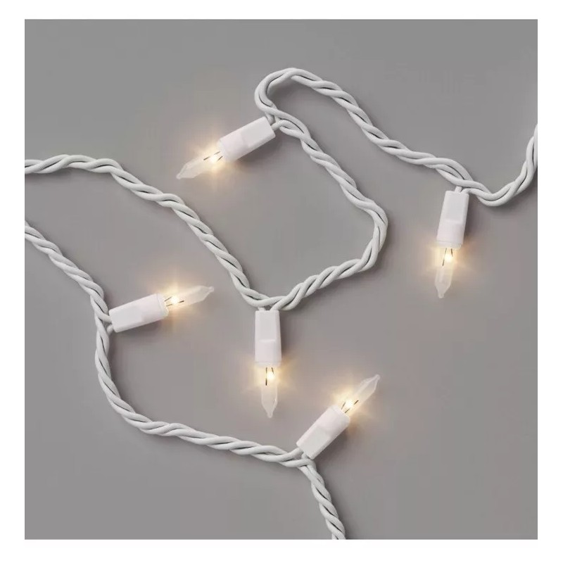 Room Essentials White Cord 100 String Lights Clear Room Essentials: