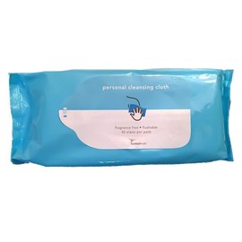 Wet Wipes - Personal Cleansing Cloth, Unscented, Non-Flushable (1) Pack 42