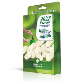 EVERLYGREEN Foaming Hand Soap Refill Tablets – Created with luxurious lather & Eco-Friendly Material – Compatible with Different Dispensers – Deep Cleansing with Moisturizing – Apple Fragrance - 17 Oz