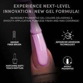 Chaun Legend UV Gel Nail Polish, 0.5 Ounce Long Lasting Salon Quality, Bubble Free Professional Manicures, Quick Dry, High Shine, Tom Yum Yum LG5053 (bright red)