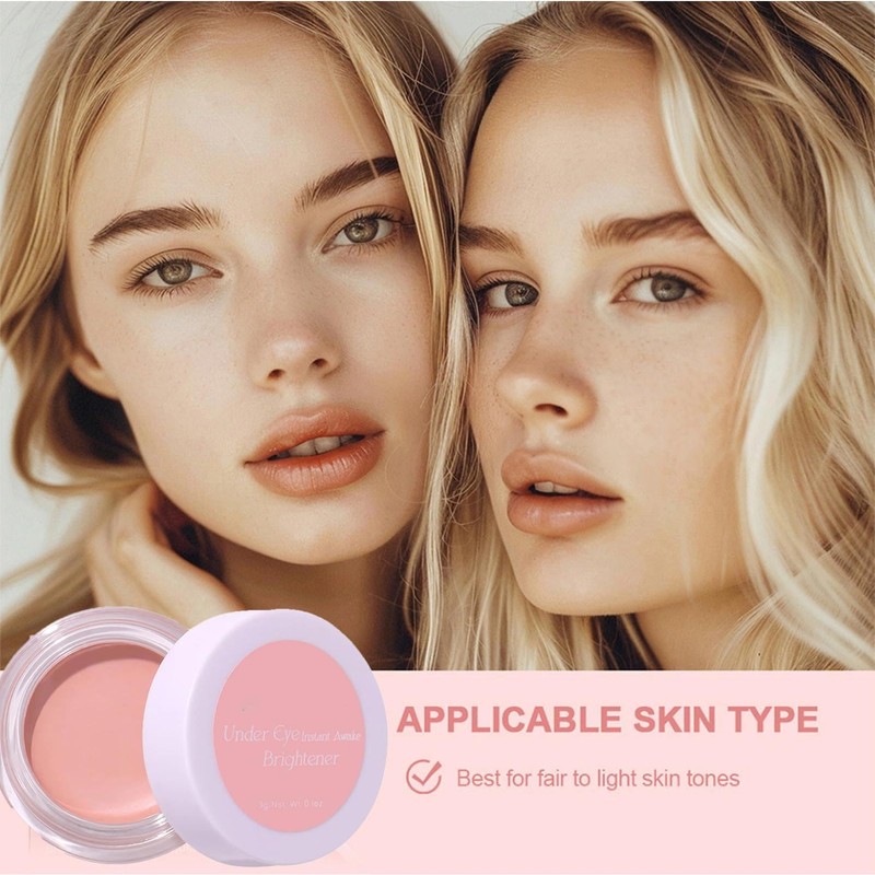 Dark Circle Correcting Concealer in Light Pink Vegan Cream -