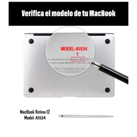 TECHNA Carcasa Case Funda Protector para MacBook Retina 12 Model A1534 Transparente Mate