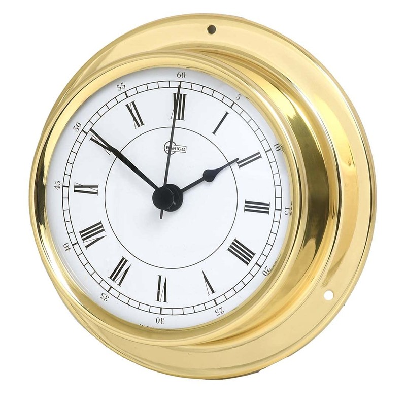 Barigo Tempo Clock brass