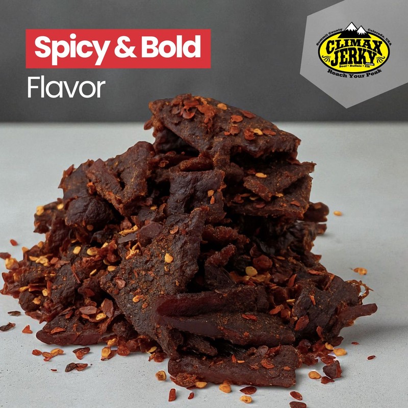 Climax Jerky Dehydrated Beef Jerky Assorted Flavors and Sizes (8