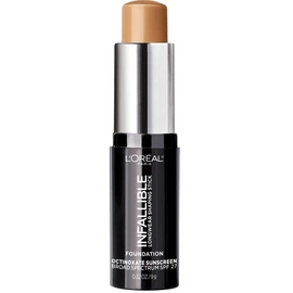 L'Oreal Paris Makeup Infallible Longwear Shaping Stick Foundation, 409 Honey, 1 Tube, 0.32 Ounce