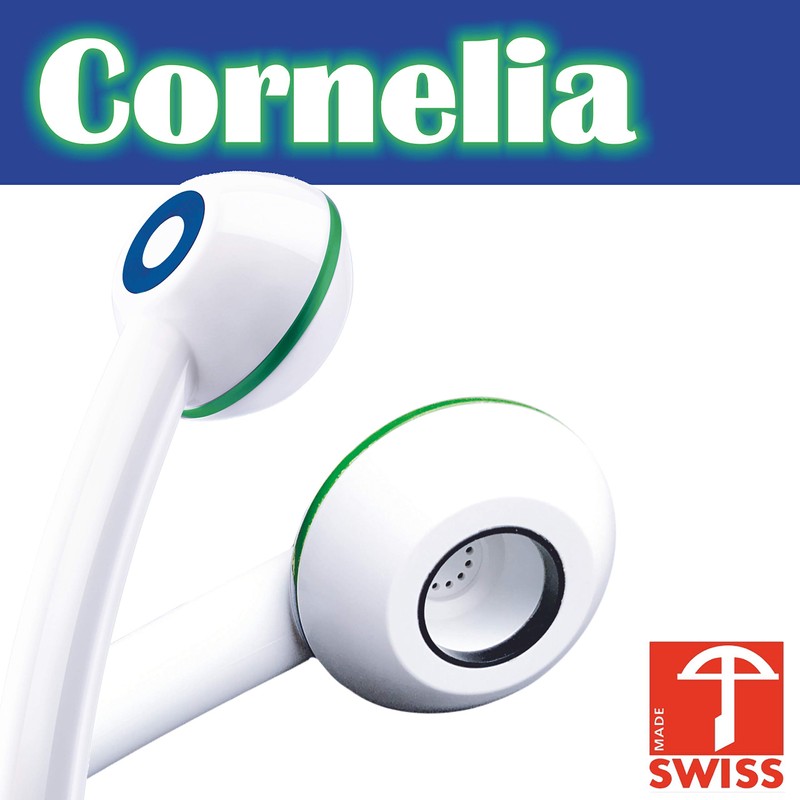 SwissClima Cornelia Top Shower Head Powerful for More Pressure, e.g.