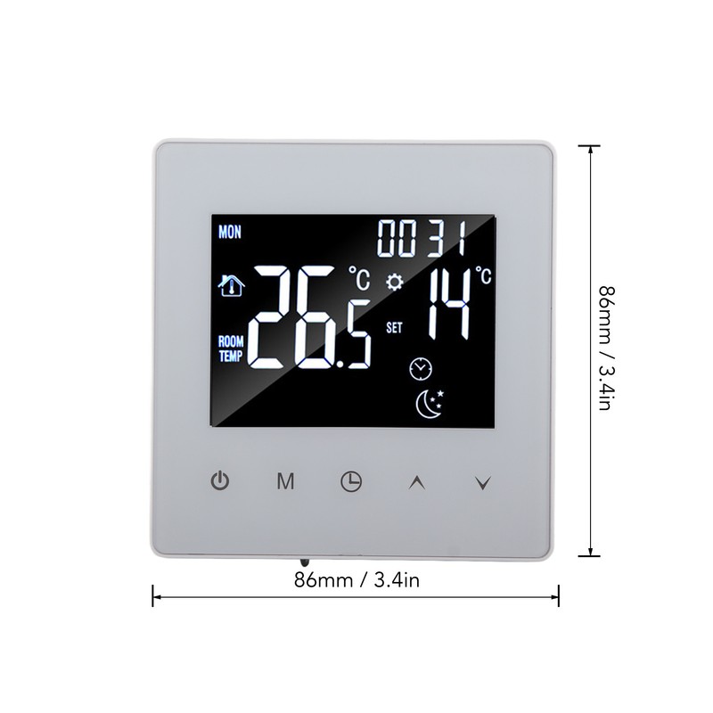 3A Smart Thermostat LCD Display Programmable Widely Used Water Heating