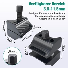 Zilchx Car Suspension Split Hub, Steering Knuckle Spreader, Locking Tool for Shock Absorber Half Hubs, Suspension Strut Spreader Tool Steering Spreader Tool for Efficient Vehicle Maintenance