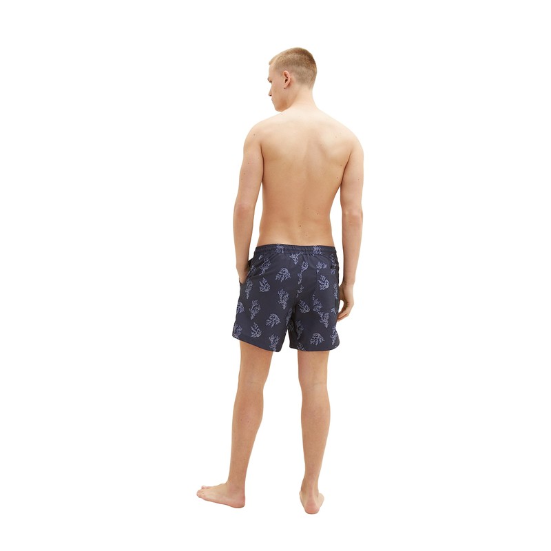 TOM TAILOR Denim Men's Swim Shorts with Pattern, 31428 -