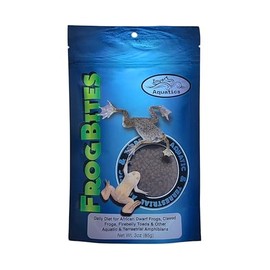 Invert Aquatics Frog Bites - Moist Pellet Sinking Diet for Frogs & Small Amphibians (3 oz (85g))