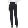 Oalka Women's Dress Pants Straight Leg Yoga Work Stretchy Pant