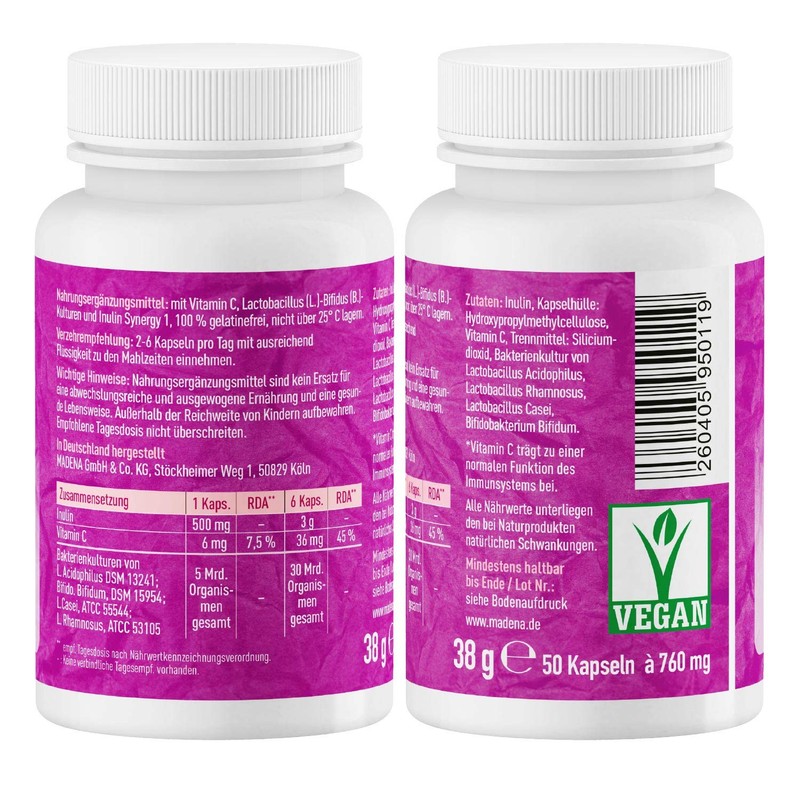 MADENA Symbio Intestinal Bacteria, Culture Complex with Lactobacillus and Bifidobacterium