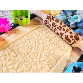 Easter Embossed Rolling Pin