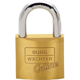 Burg Wächter 222 °C-Line Padlock – 3 X 8 X 11 mm Brass