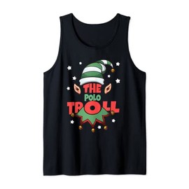 The Polo Troll Lustiger Weihnachtspyjama – Polo-Familie passend Tank Top