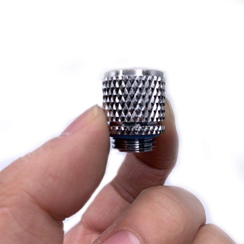 2pcs Water Cooling Fitting Soft Tube Compression Fitting G1/4 Soft