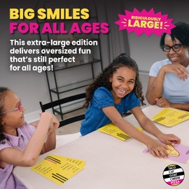 Taco Cat Goat Cheese Pizza Ridiculously Large Edition Wildly Entertaining Oversized Card Game for Family Game Night | Easy to Play 10 Min Rounds | for Kids, Teens, Adults, and Families | 2-8 Players