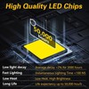 RUHUALIFE 4PCS LED Front Grille Lights Bars Compatible with Ram