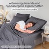 Bambaw - Anthracite Fitted Sheet 90 x 200 cm -